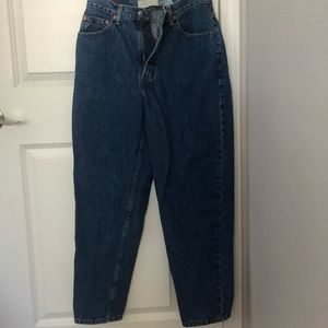 Gap blue jeans mom jeans size 8 high waisted